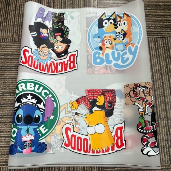 Machine Washable High Stretch Custom DTF Transfers with Customizable Designs for Apparel Branding
