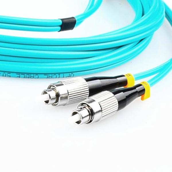 3.0mm Aqua Green MultiMode OM3 Duplex Fiber Patch Cord