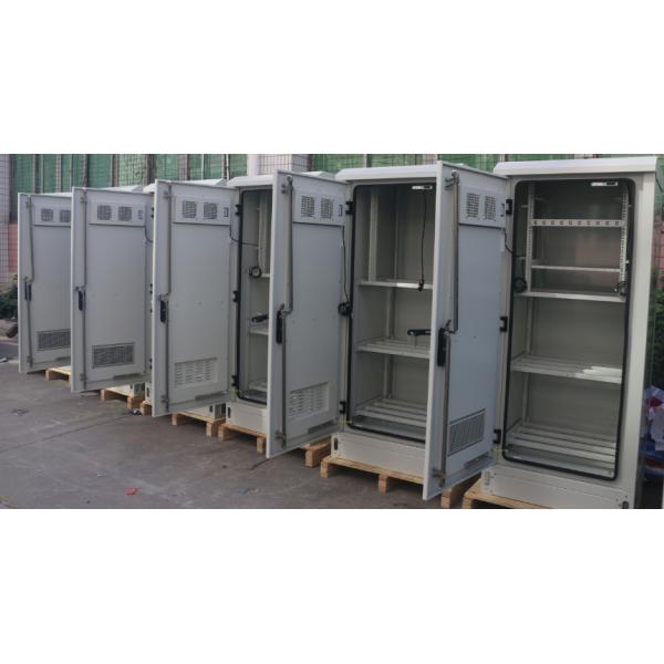 Sandwich Structure Panel IP55 Fan Cooling Telecom Enclosure