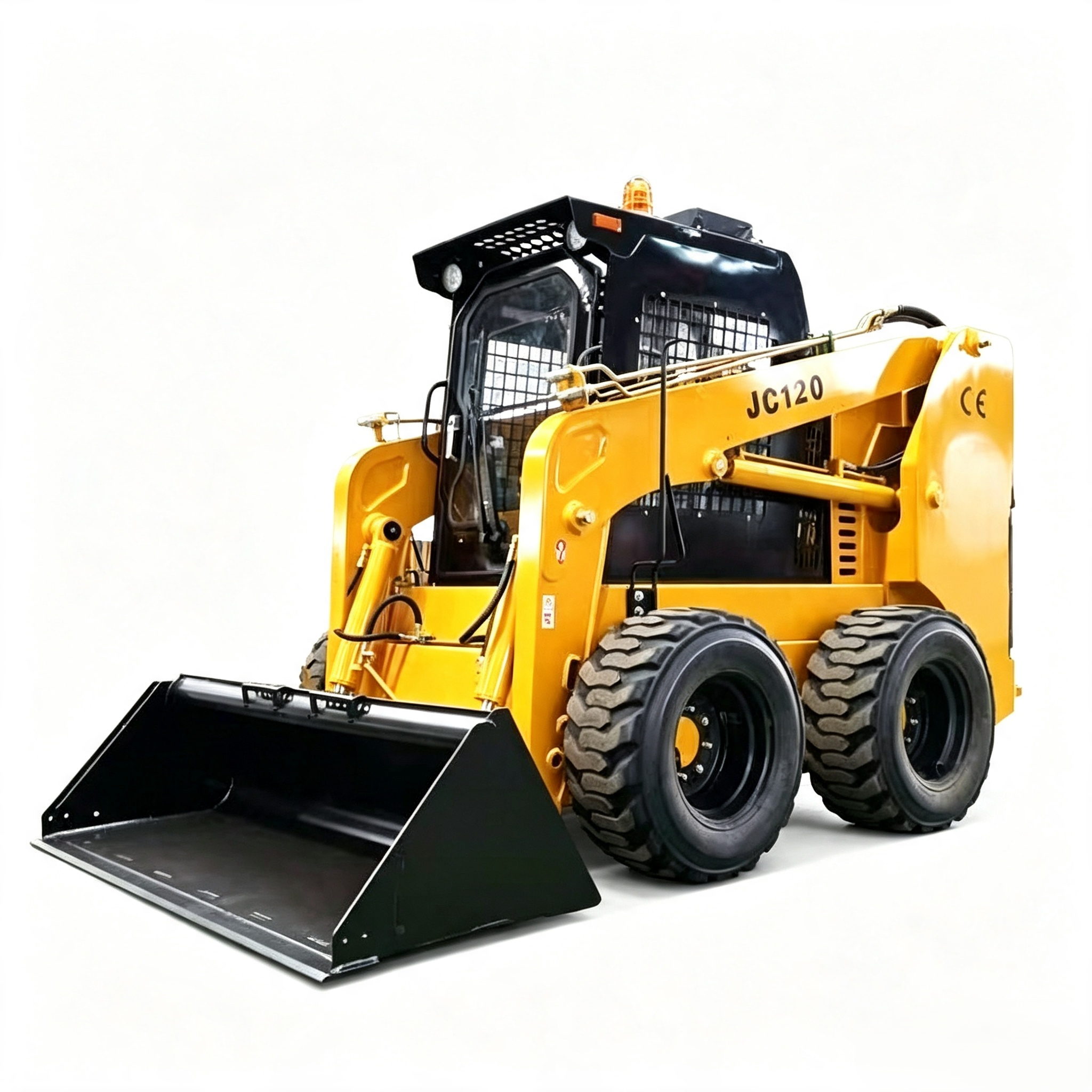 Jc120 1.2 Ton Skid Steer Loader Compact Construction Equipment Multi-Function Loader