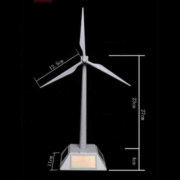 Portable Solar Windmill Toy Featuring Lightweight Construction Suitable for Science Experiments and Kids Learning