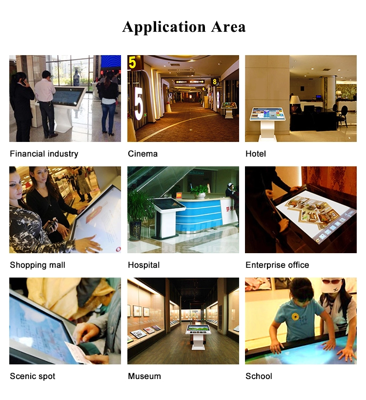 CH Multi Size Interactive Screen K Type Display LCD Touch Inquiry Machine All in One Information Advertising Horizontal Kiosk