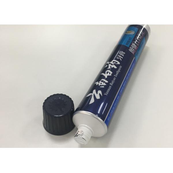 180g Customized Cap Toothpaste Bottle With Round Aluminizing Barrier Laminated