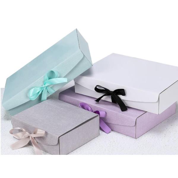 128g Thickness 2.5mm Custom Delivery Box , 2000GSM Apparel Shipping Boxes T Shirt