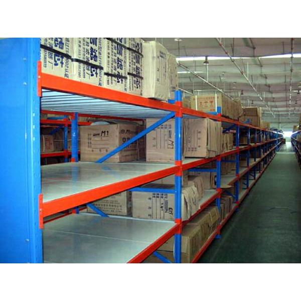 4 Levels Warehouse Shelving Systems , Medium Duty Warehousing Racking System