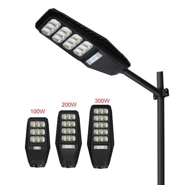 3000-6500K ABS Lamp Solar Street Light With Pole