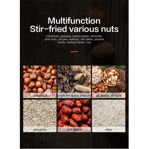 12.5kg/h Capacity Electric Automatic Nut Processing Machine for Coffee Bean Roasting and Peanut Roasting
