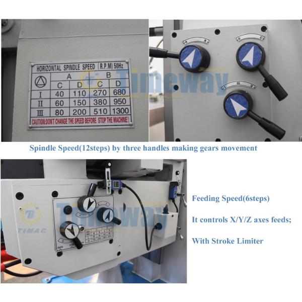 Rectangular Guideway Type Universal Horizontal Milling Machine Normal Miller for Metal