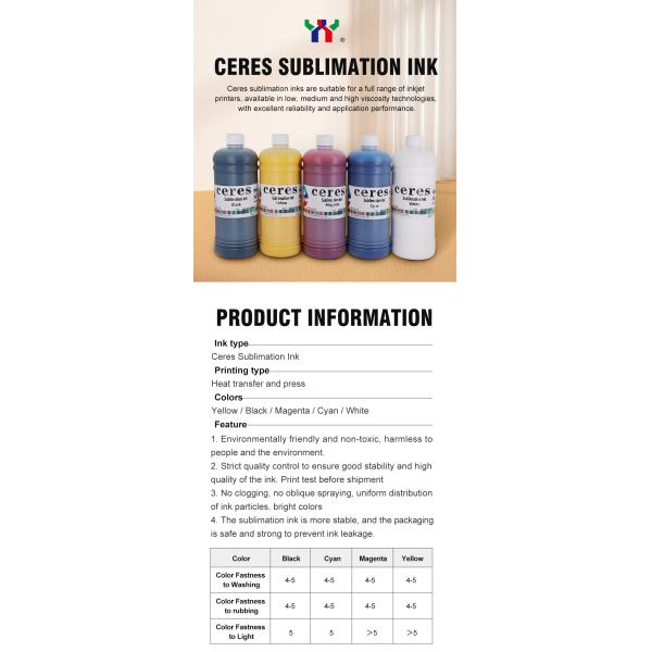 Digital Textile Water Based Sublimation Ink For Epson Ecotank Printer MSDS