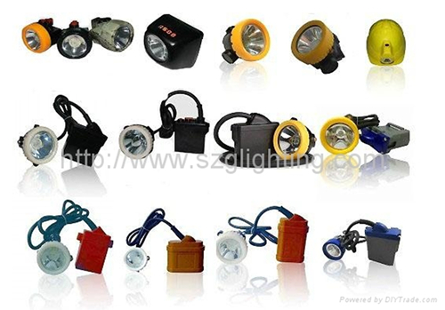 IP67 Rechargeable LED Mining Cap Lamp