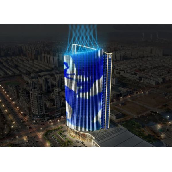 40mm Smart Addressable LED Pixel Light IP67 Waterproof High Brightness Pixel Lamp for Outdoor Facade Media Wall
