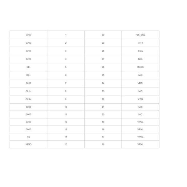 3.15 Inch Amoled Display Module With Touch Panel 360X460 Dots 30 Pins MIPI Interface 100nits