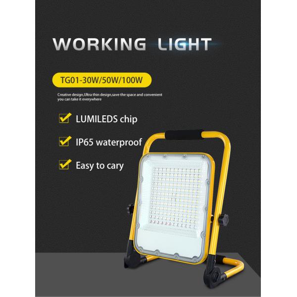 IP65 Outdoor Emergency Flood Light Cob 18v 18w led Work Light led work light rechargeable, adjustable brightness rech