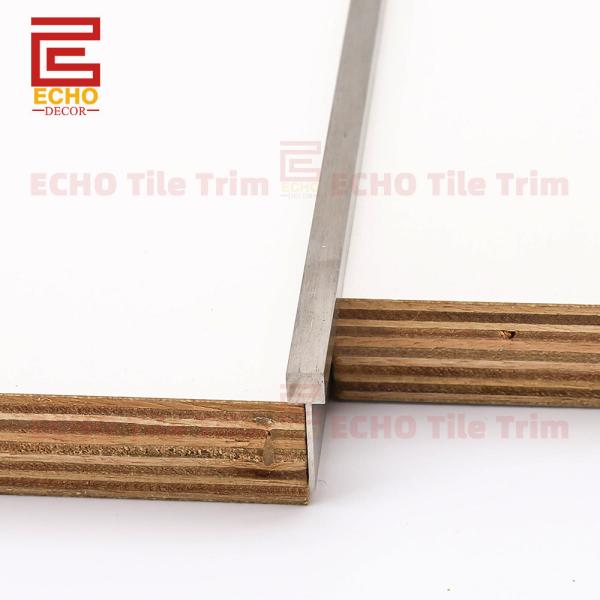 304 Brushed Stainless Steel Tile Trim solid T Bar Tile Separator Strip