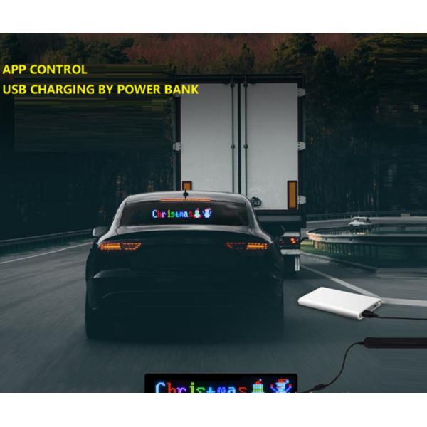 App Control Waterproof Flexible RGB LED Car Window Devil Eye Light for Business OPTIONAL Panel Size No Touch Screen Type