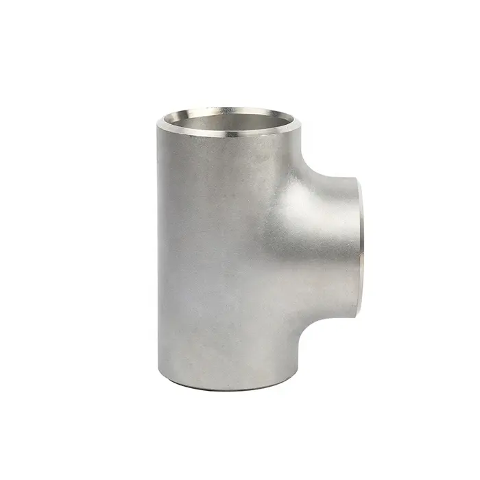 Precision Machined Stainless Steel Tee ASME B16.9 Socket Weld/Threaded Customized Size for Oil Gas