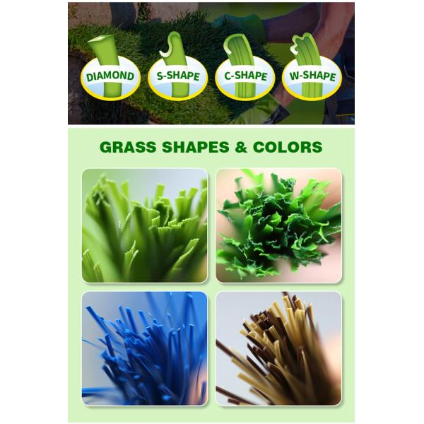 ROHS Custom Logo Soft Lawn Synthetic Turf Decorative Artificial Grass For Kindergarten