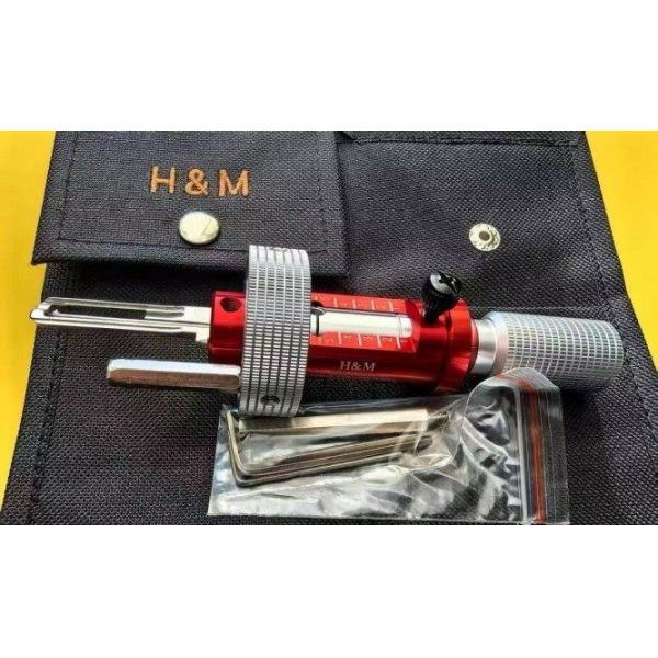 Multifunctional Lock Pick Hook with Mechanical Feedback Analysis and Dual-Sensory Feedback for Locksmith Tools