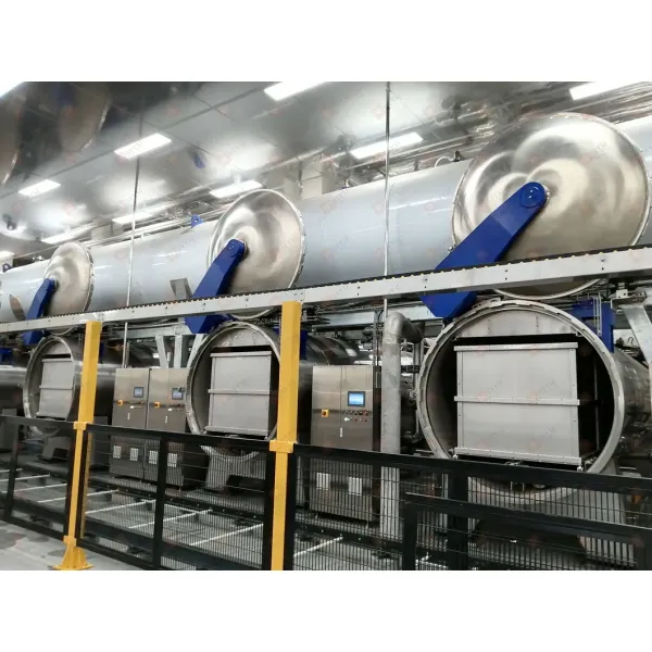 SUS304 Stainless Steel Automatic Control Sterilization Retort Autoclave with DN1200 Diameter