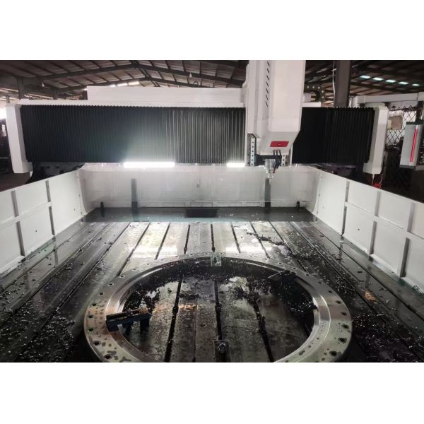 9000x7500x4000mm Overall Size CNC Gantry Flange Drilling Marking Machine BT50 Spindle Taper