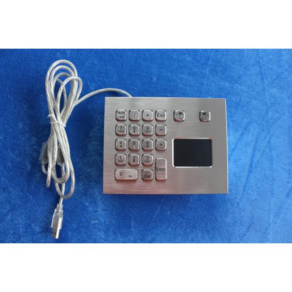Waterproof Industrial Rugged Touchpad Rear Panel Mounting IP65 With Long Stroke