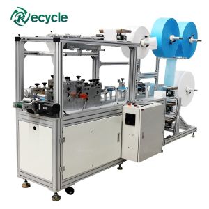 High Speed Elastic mask making machine 3-ply Flat disposable face mask making