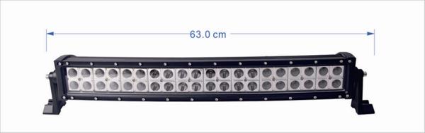 20 Inch 120W Epistar Led Curved Double Row Light bar with Spot/ Flood/ Combo beam waterproof for ATVS, truck, car