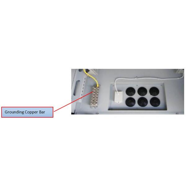 IP55 Base Station Cabinet , Outdoor Data Cabinet With Rectifier System PDU