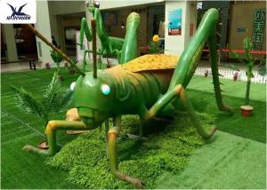 Quality Botanical Garden Decoration Large Animatronic Animal Artificial Locust Models for sale