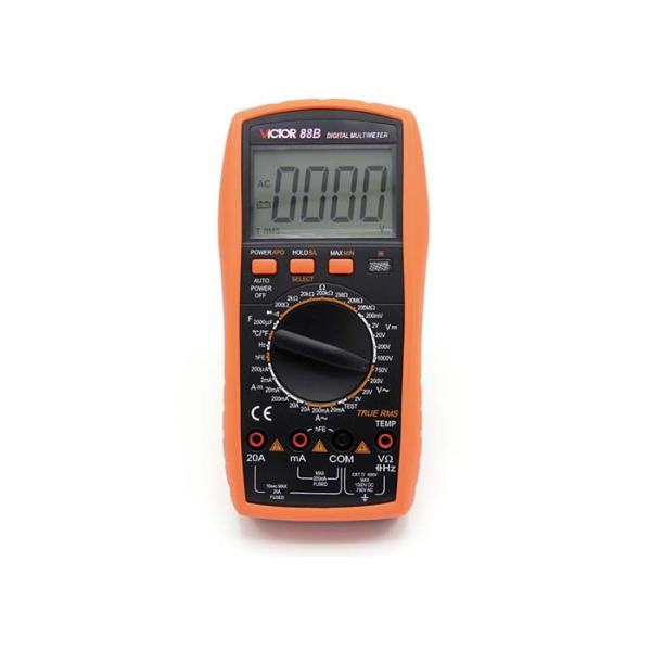 VICTOR 88B Portable Digital Multimeter Dmm Electrical LCD display