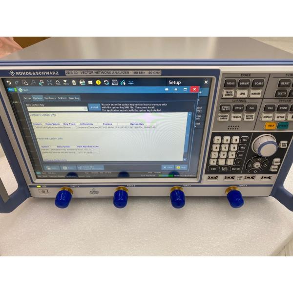 Rohde & Schwarz ZNB40 VNA 40 GHz High Dynamic Range Vector Network Analyzer