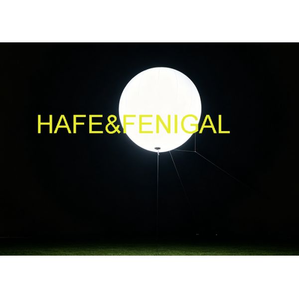 Moon EN 5.0m LED 1200W Inflatable Spherical Balloon Light with Customizable Logo