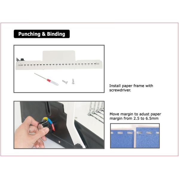 A4 A5 F4 Comb Binding Machine With 14.3mm Pitch