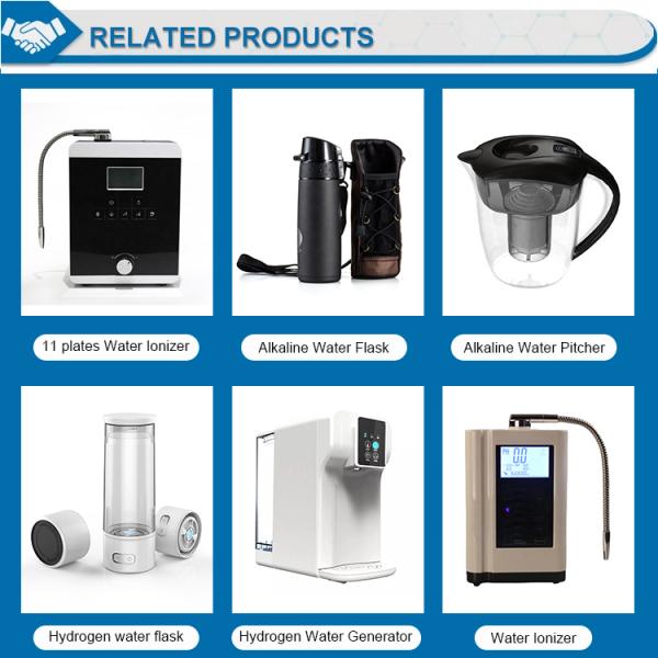 EHM ABS Material Water Ionizer with Microcomputer Control and Built-in Dual Filters for Home and Hotel Use