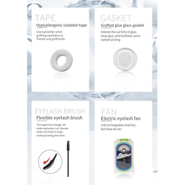 Factory Price Eyelashes Extension Practice Exercise Set, Professional Head Model Lip Makeup Eyelash Grafting