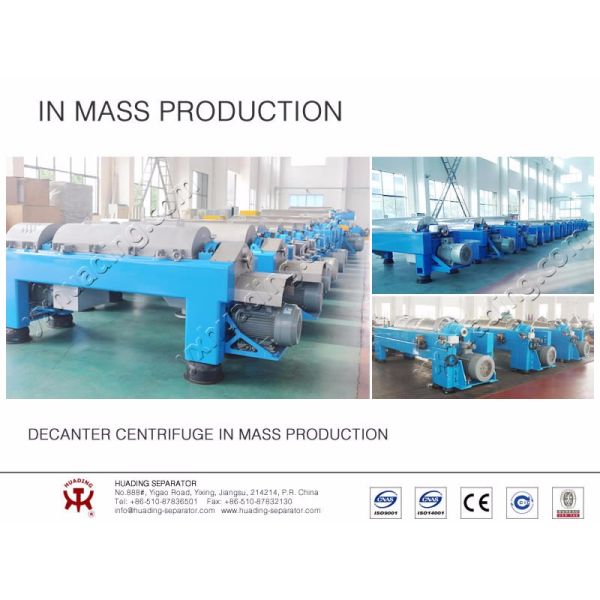Innovative Solid Bowl Decanter Centrifuge From Technology Leader, Since 1954
