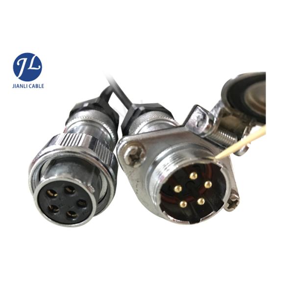 5 Way Car Reversing Camera Extension Cable / Electric Video Camera Wire