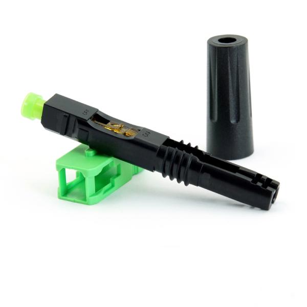 Ftth Sc / Apc Fiber Optic Accessories Quick Connector Single Mode Fiber Adapter