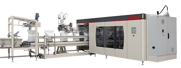 Salt Packaging Machine Assembly Line Solution High Speed VFFS and Open Mouth Bagging Integration