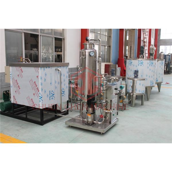 Volumetric Carbonated Drink Production Line Small Capacity Fully Automatic