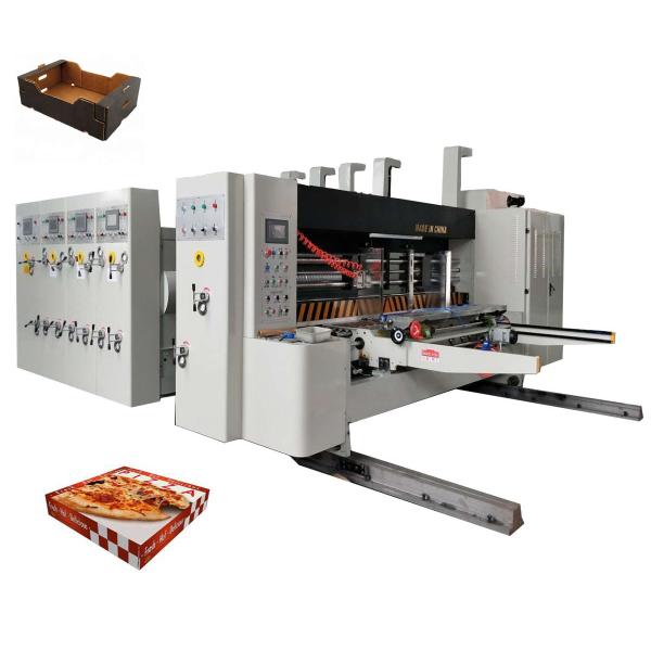 Slotter Die Cutter 2mm Plc Multi Color Flexo Printing Machine