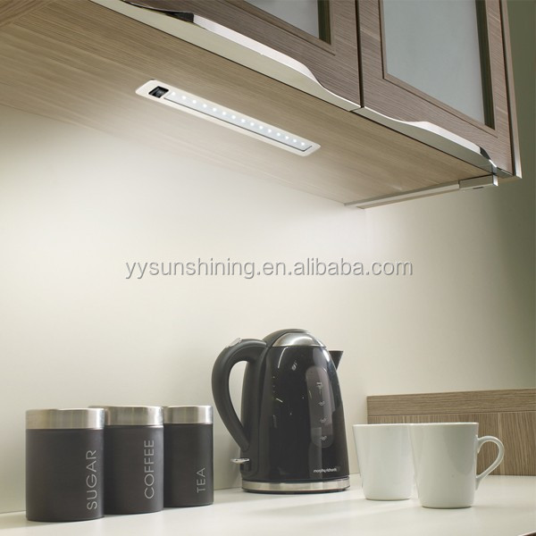 Recessed On-off Switch Closet LED Linear Light ABS PC Material Under Cabinet Lighting