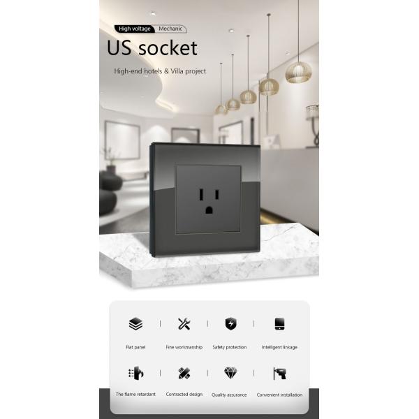 125 Volt American Standard Wall Socket 15A Rose gold / Black