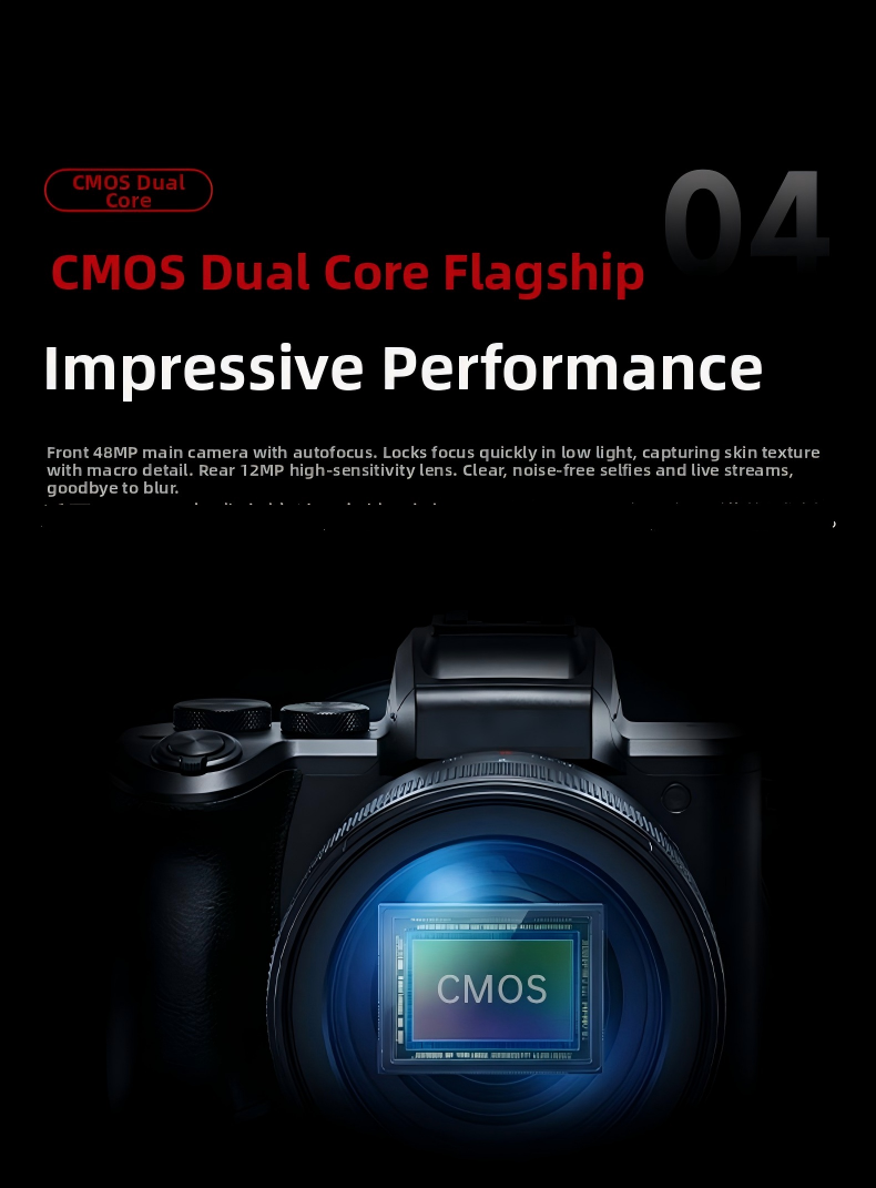 DLC DC226 Unbeatable Value Digital Camera with Dual Image Professional Sensor Support WIFI Transfer16X Digital Zoom Photography