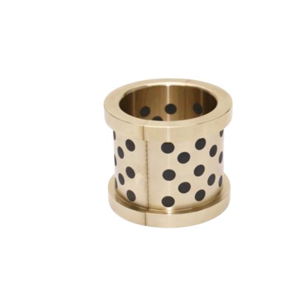 Graphite Plugged Bronze Bushing Oilless Bushes Flat Plain