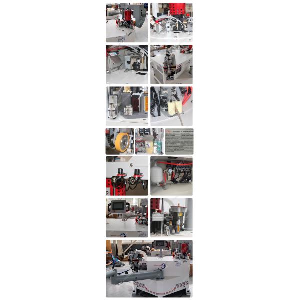 Corner Trimming Function KN-700-3 Fully Automatic Through Feed Edge Banding Machine