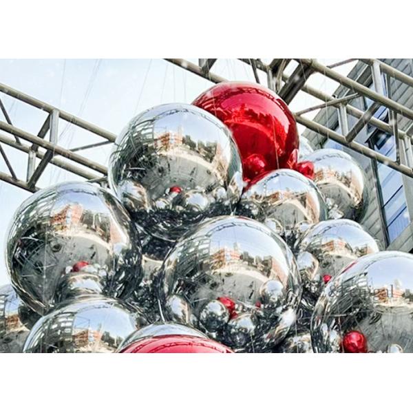 Double-Layer PVC Inflatable Mirror Balloons For Decorating Event Spaces