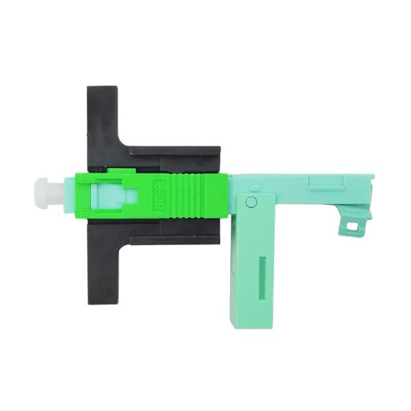 SC APC Fiber Optic Quick Connector Single Mode FTTH Tool 0.2dB Insertion Loss