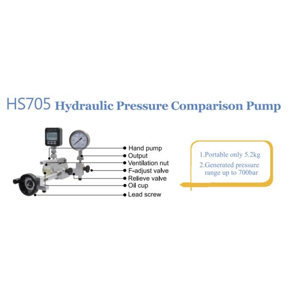 HS705 Hydraulic Pressure Comparator 700bar Customized Support for Hydraulic Comparison
