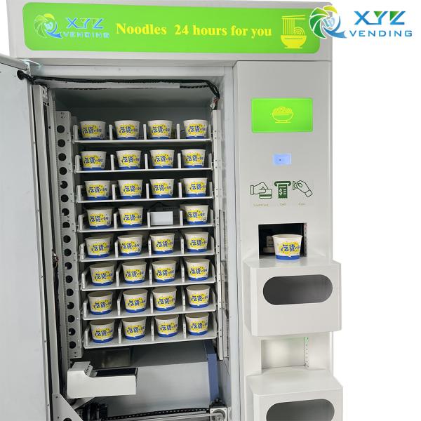 Restaurant XY Elevator System Automatic Hot Water Custom Instant Ramen Vending Machine for Noodles